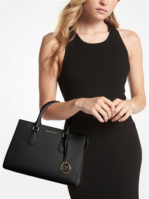 michael kors saffiano gunmetal wallet|Michael Kors saffiano leather satchel.